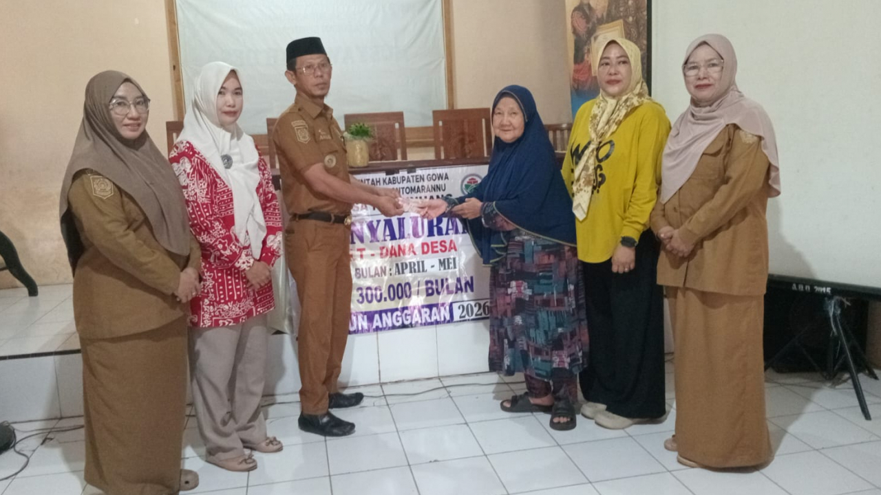 Pemerintah Desa Nirannuang Salurkan BLT Dana Desa Periode April–Mei 2026